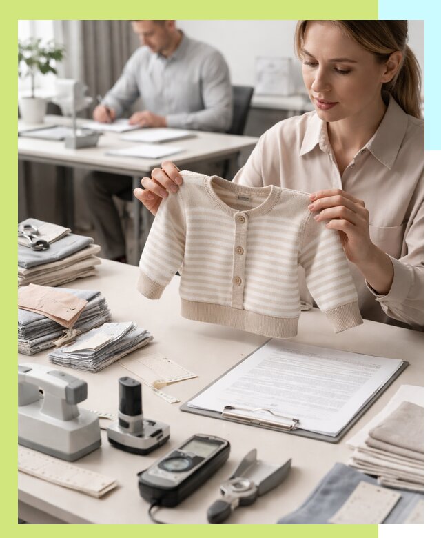 Сертификация детской одежды и текстильных изделий в Полысаеве