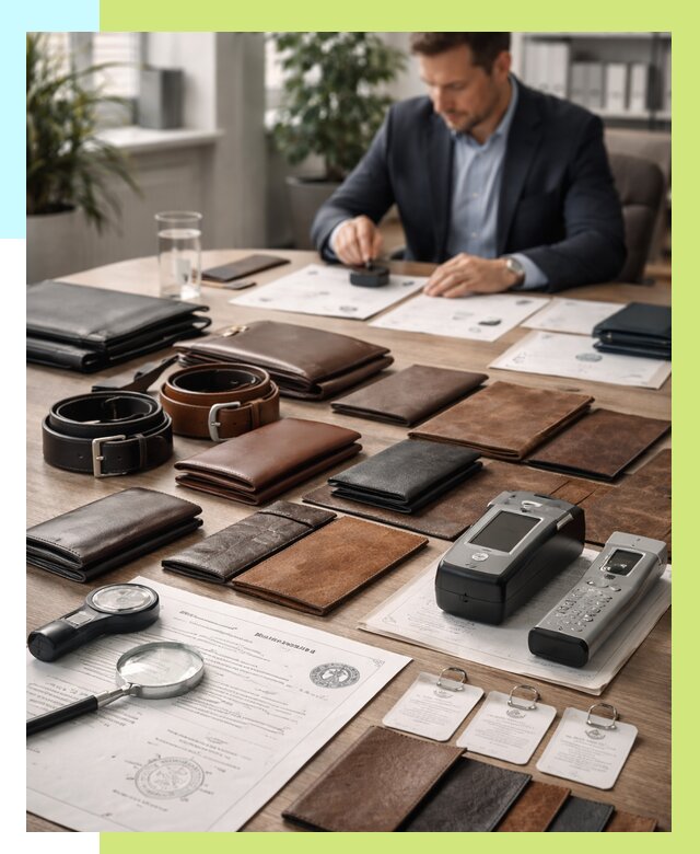 Сертификация кожаных изделий в Полысаеве от 12340 р. | Алешин-Плс