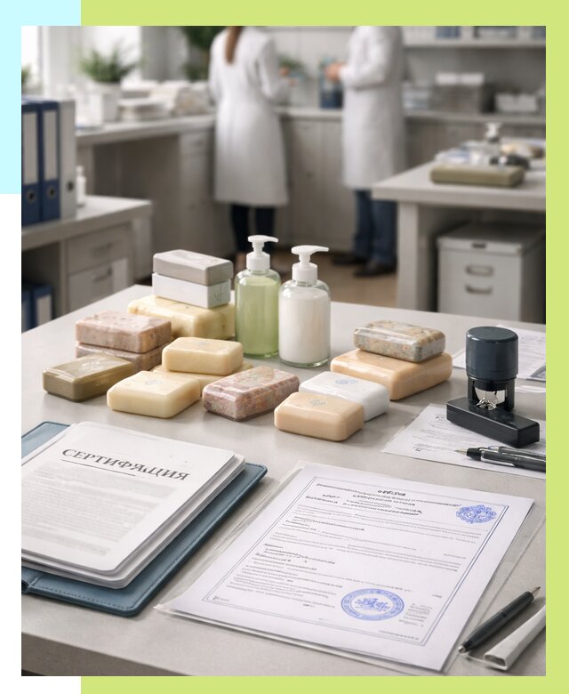 Сертификация мыла и сертификат на мыло в Полысаеве от 12340 | Алешин-Плс