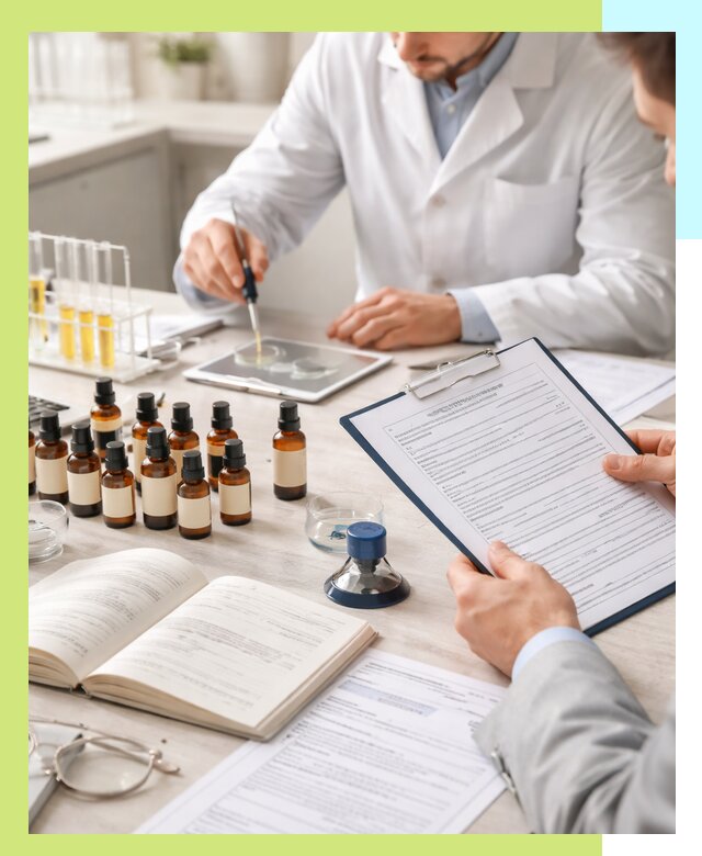 Сертификация эфирных масел и документация качества в Полысаеве