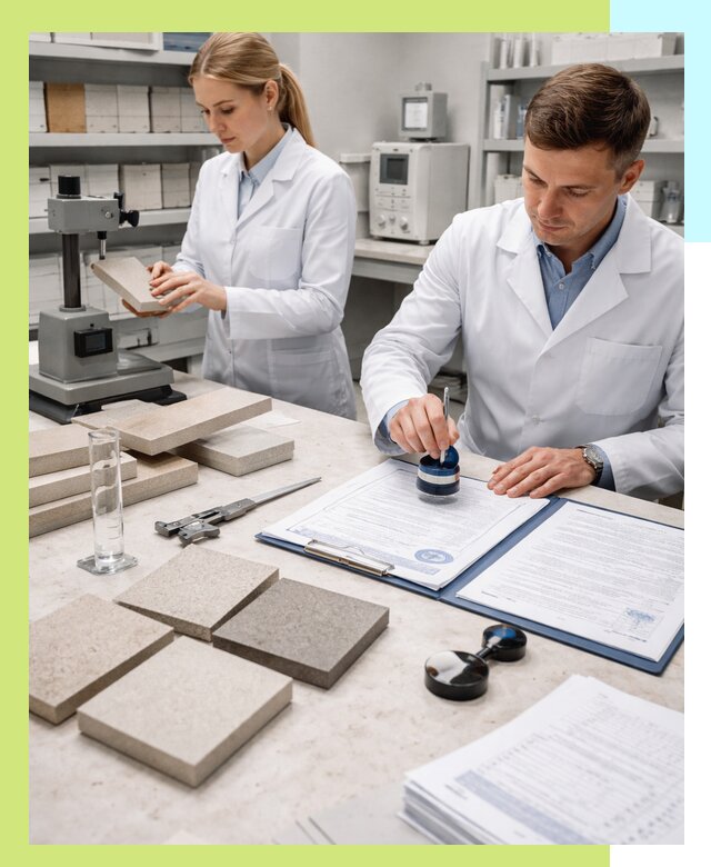 Сертификация плитки и керамики в Полысаеве с документами