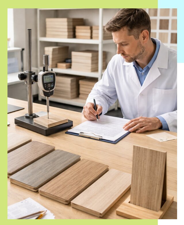 Сертификация ламината с испытаниями и оформлением документов в Полысаеве