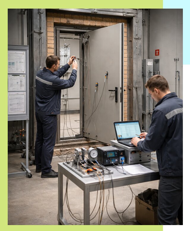 Сертификация противопожарных дверей в Полысаеве по ГОСТ и ТР