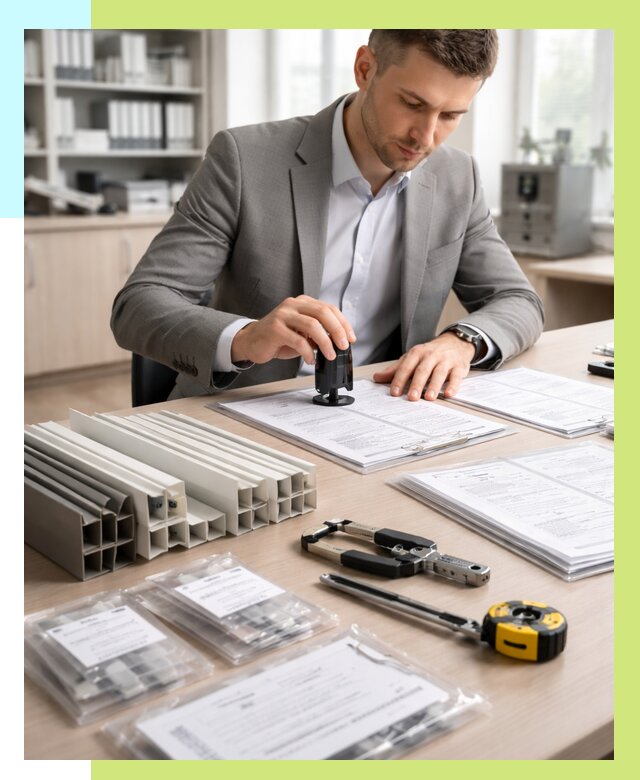 Сертификация ПВХ продукции в Полысаеве от 8741 р., Алешин-Плс