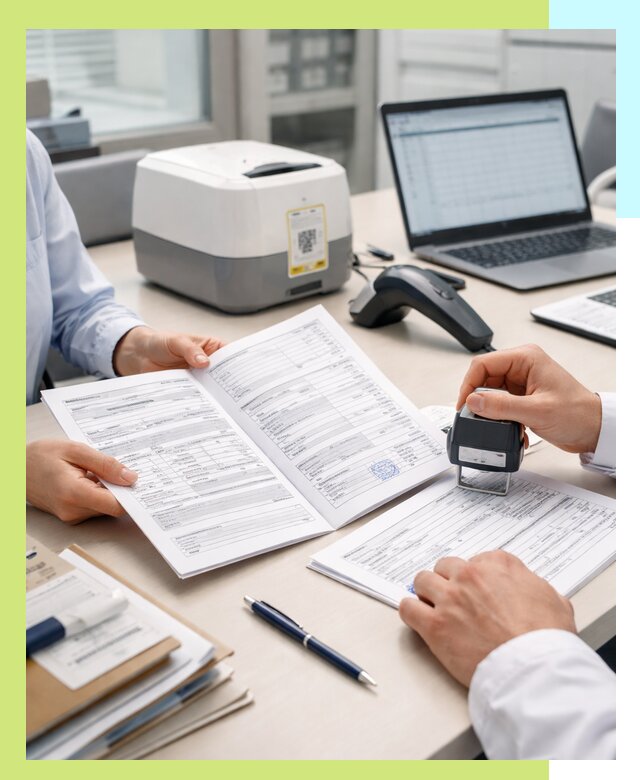 Оформление паспорта на товар и сопроводительных документов в Полысаеве