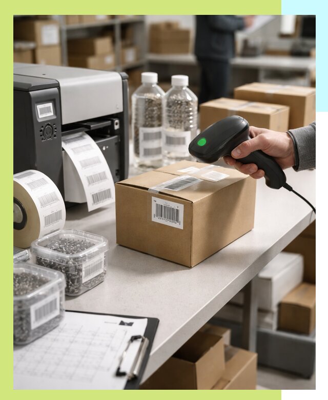 Штрихкодирование продукции и маркировка для продажи в Полысаеве