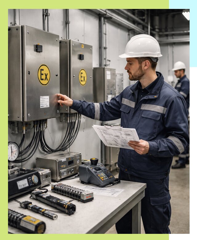 Сертификат взрывозащиты промышленного оборудования в Полысаеве