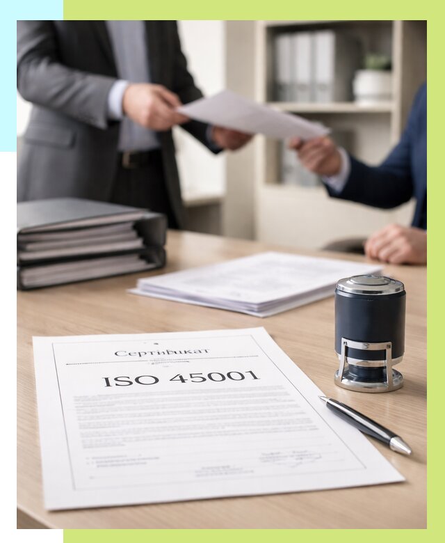 Сертификат ISO 45001 в Полысаеве под ключ от 46274 р. | Алешин-Плс