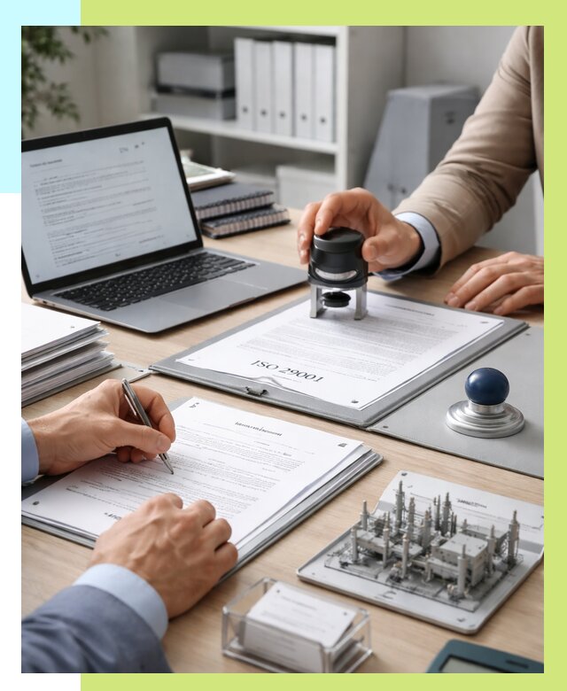 Сертификат ISO 29001 в Полысаеве под ключ от 77123 р. | Алешин-Плс