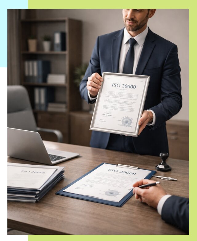 Сертификат ISO 20000 в Полысаеве под ключ от 123396 р., Алешин-Плс