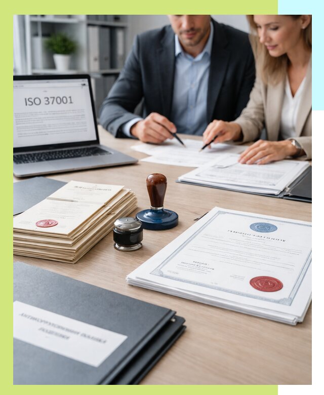 Получение сертификата ISO 37001 по системе борьбы с коррупцией в Полысаеве