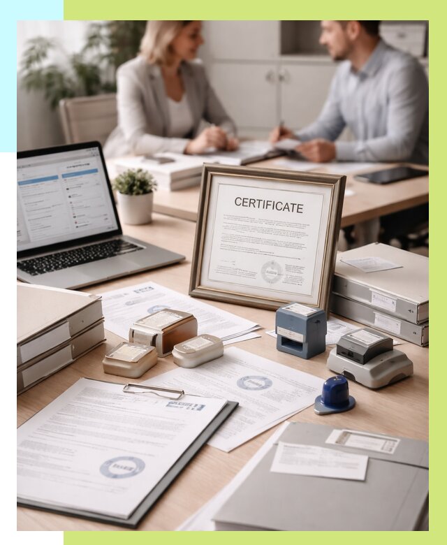 Сертификация компании в Полысаеве от 46274 р. | Алешин-Плс — заказ